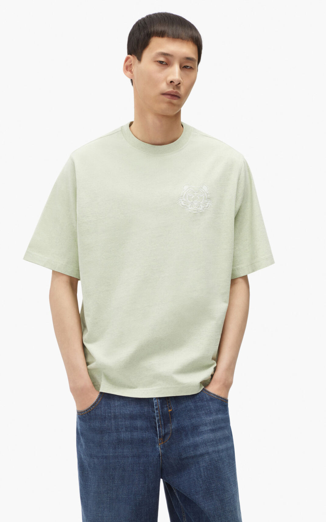 Camisetas Kenzo RE/relaxed casual Hombre Verde - SKU.9964028